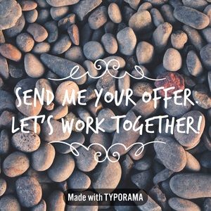 SEE SOMETHING YOU LIKE? MAKE ME AN OFFER!